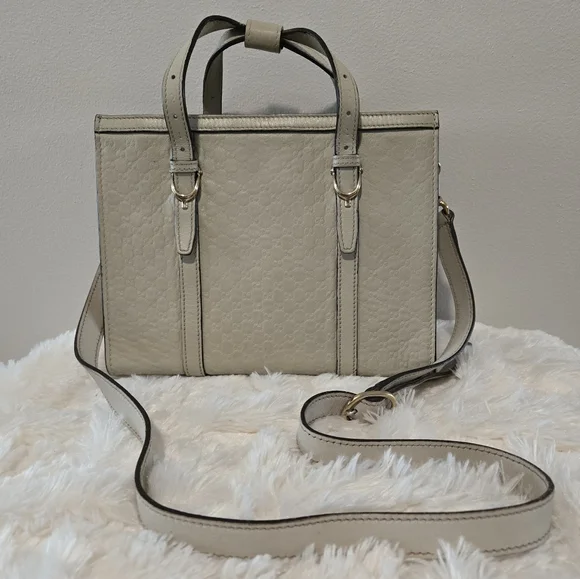 Gucci Guccissima Beige Crossbody Bag - Picture 1 of 12